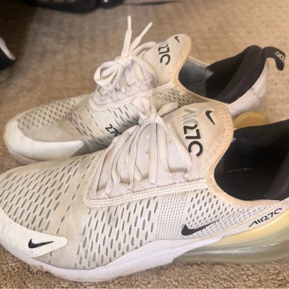 Nike Other - Nike White & Black Air Max 270 Sneakers
